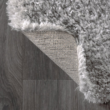 Aydin Solid Plush Shag Area Rug